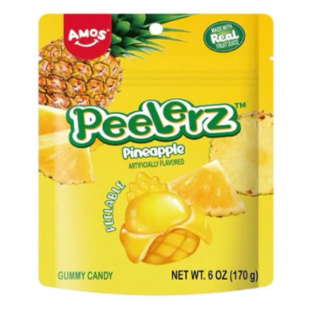 Amos Peelerz Pineapple Peg Bag 6oz 12ct