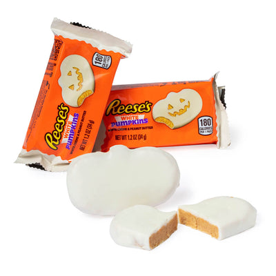 Reese's White Chocolate Peanut Butter Pumpkins Box 1.2oz 36ct
