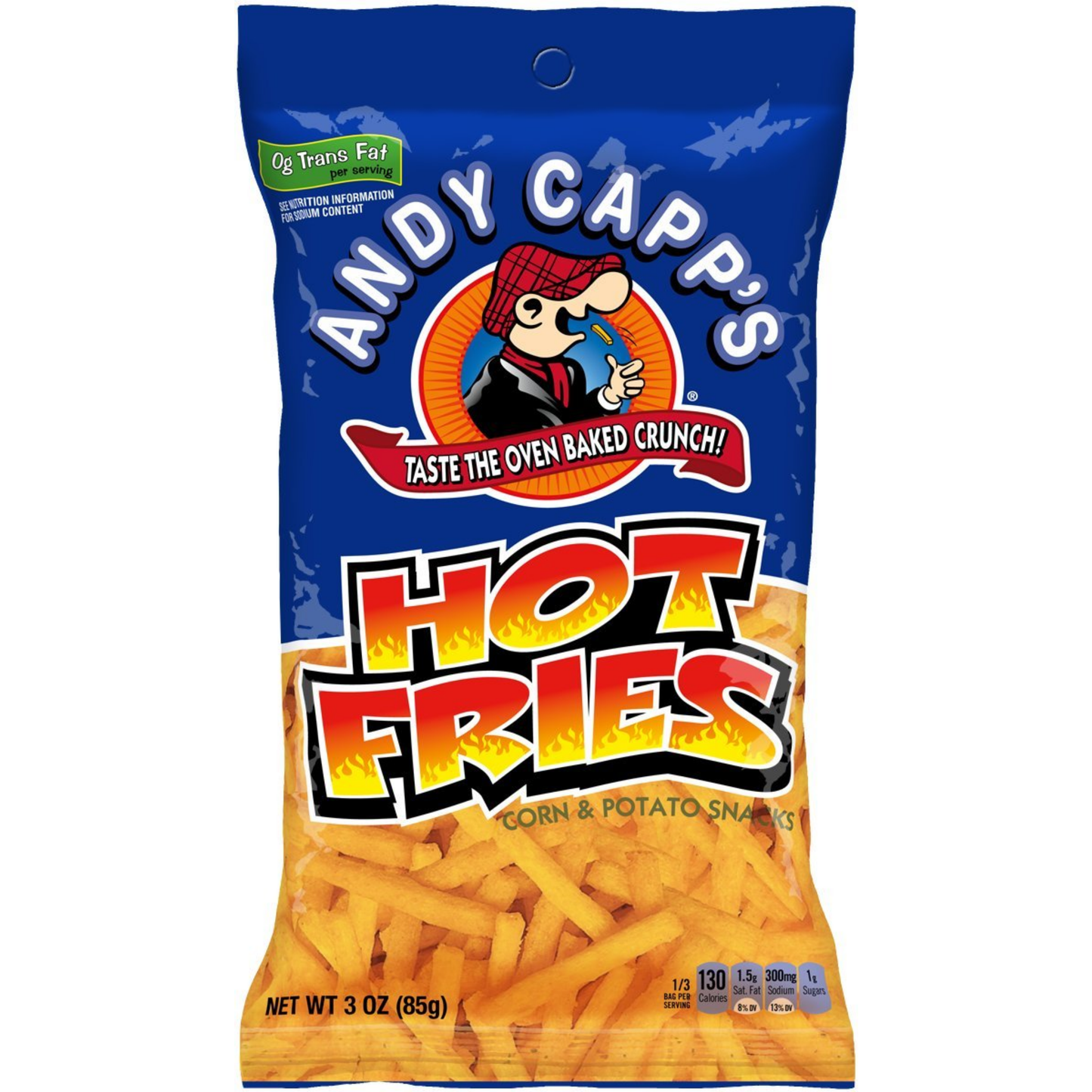 Andy Capp's Hot Fries 3oz 12ct
