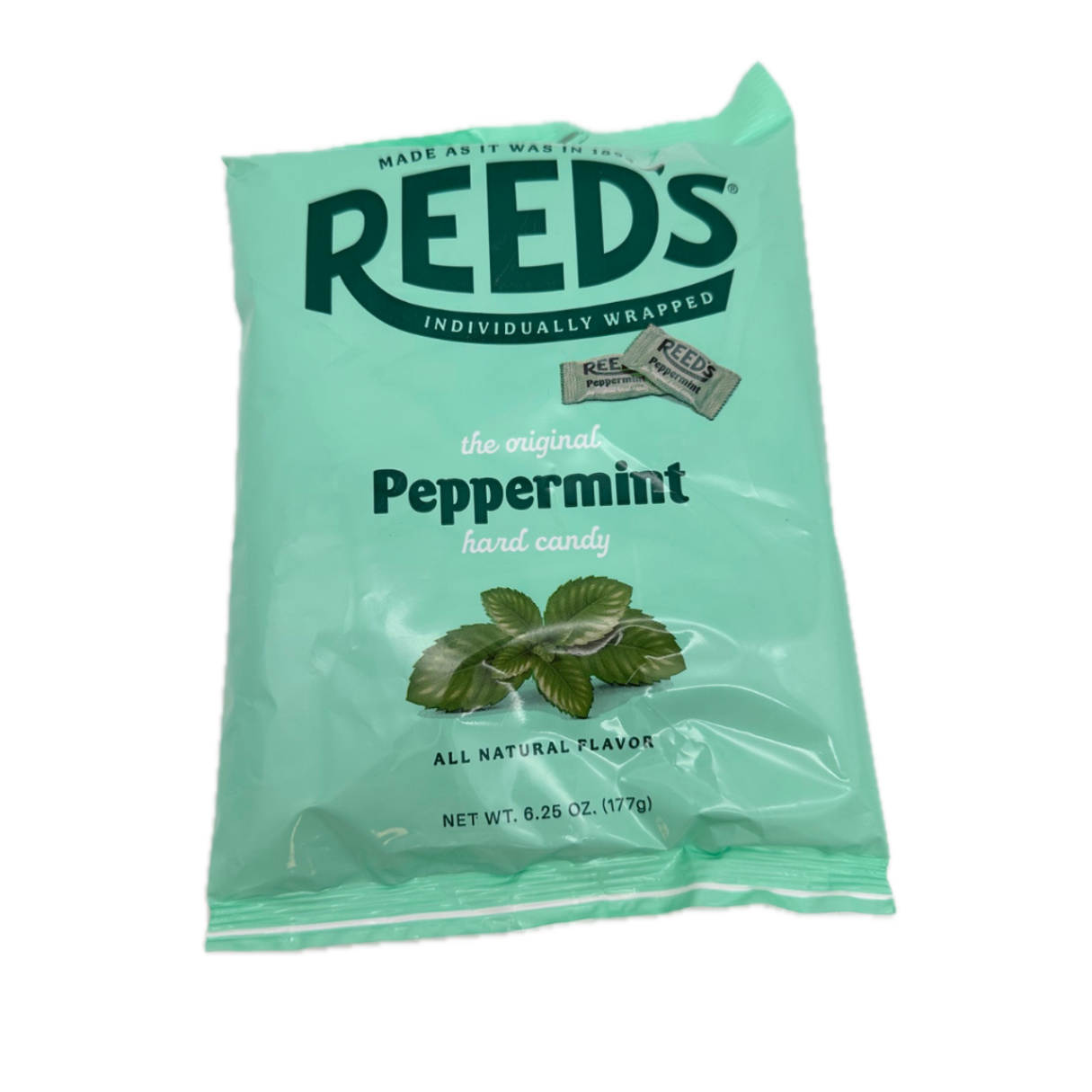 Reed's Peppermint Hard Candy Peg Bag 6.25oz 12ct