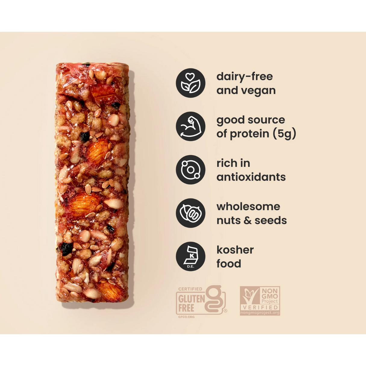 Liberty Orchards Blueberry Pomegranate & Almond Carton 1.4oz - 9/12ct