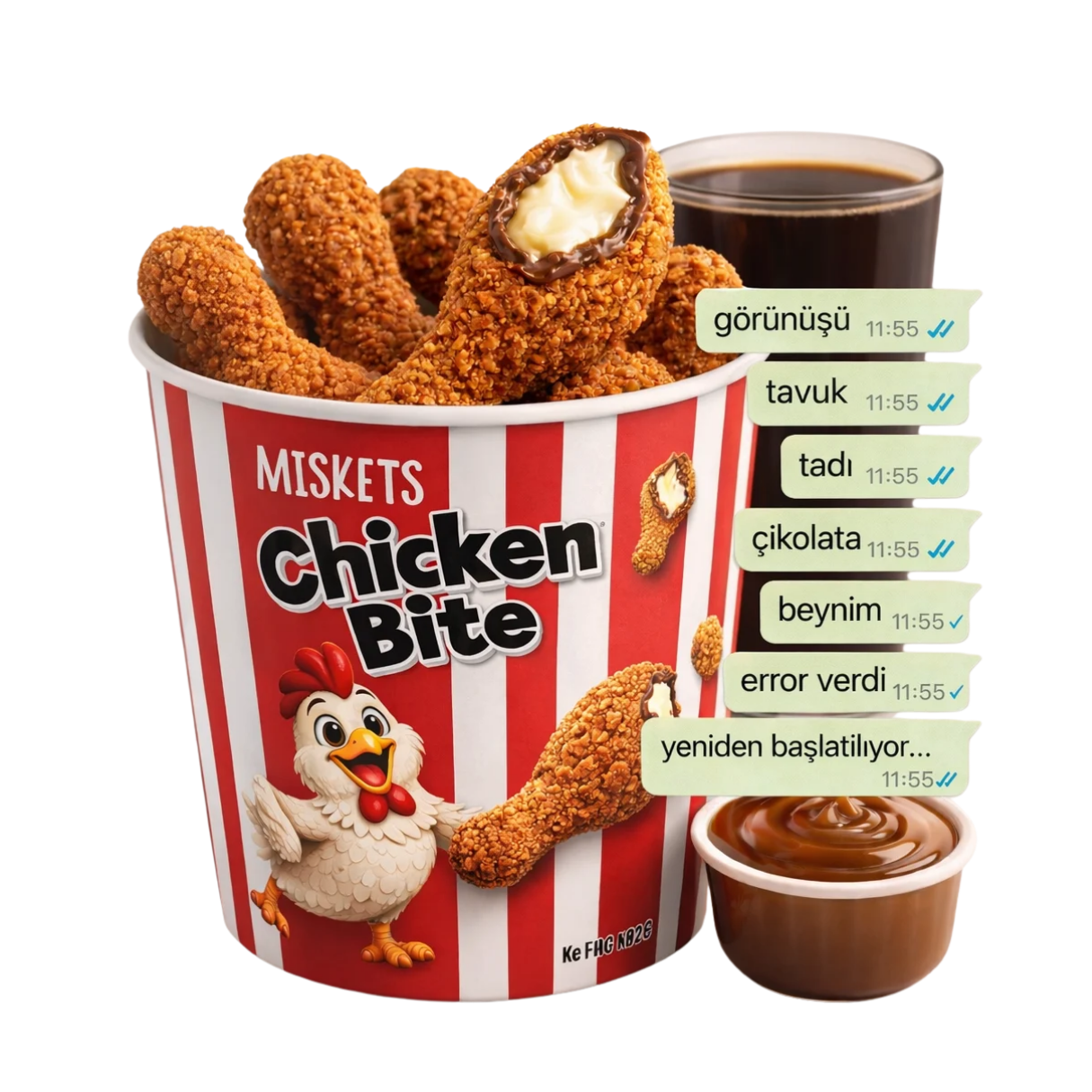 Miskets Chicky Bites 50g (1.76oz) 12ct