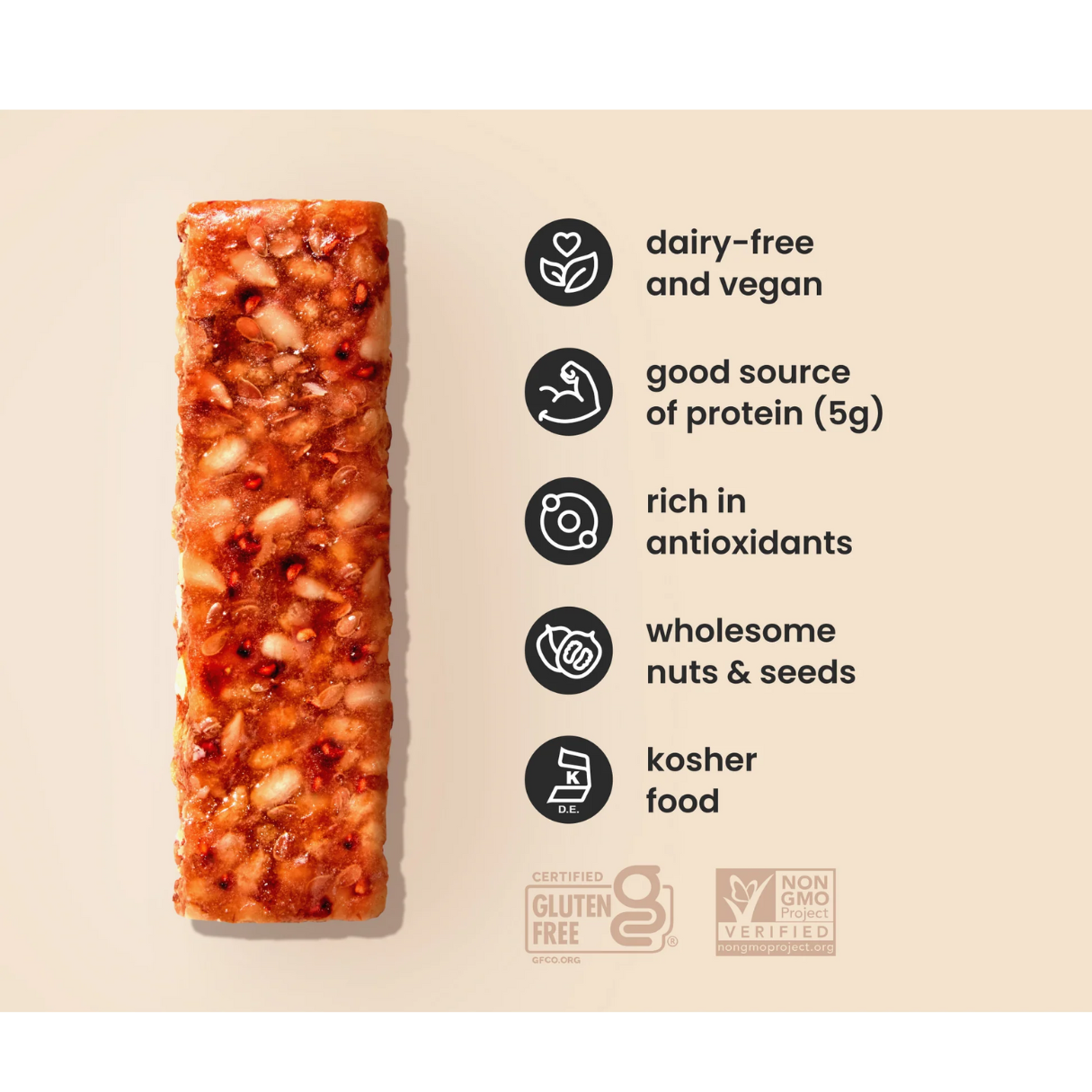 Liberty Orchards Strawberry Raspberry & Walnut Carton 1.4oz - 9/12ct