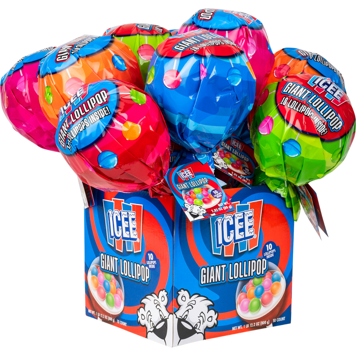 Koko's ICEE Giant Lollipop 2.82oz 10ct