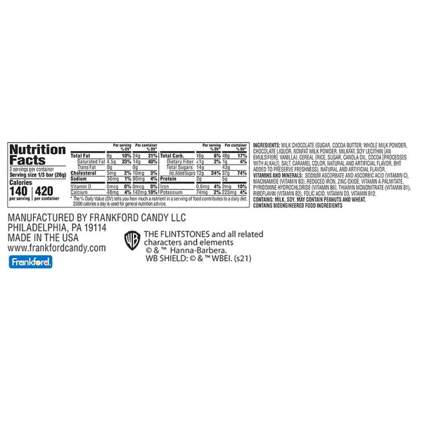 Frankford Cocoa Pebbles King Size Candy Bar 2.75oz - 18ct