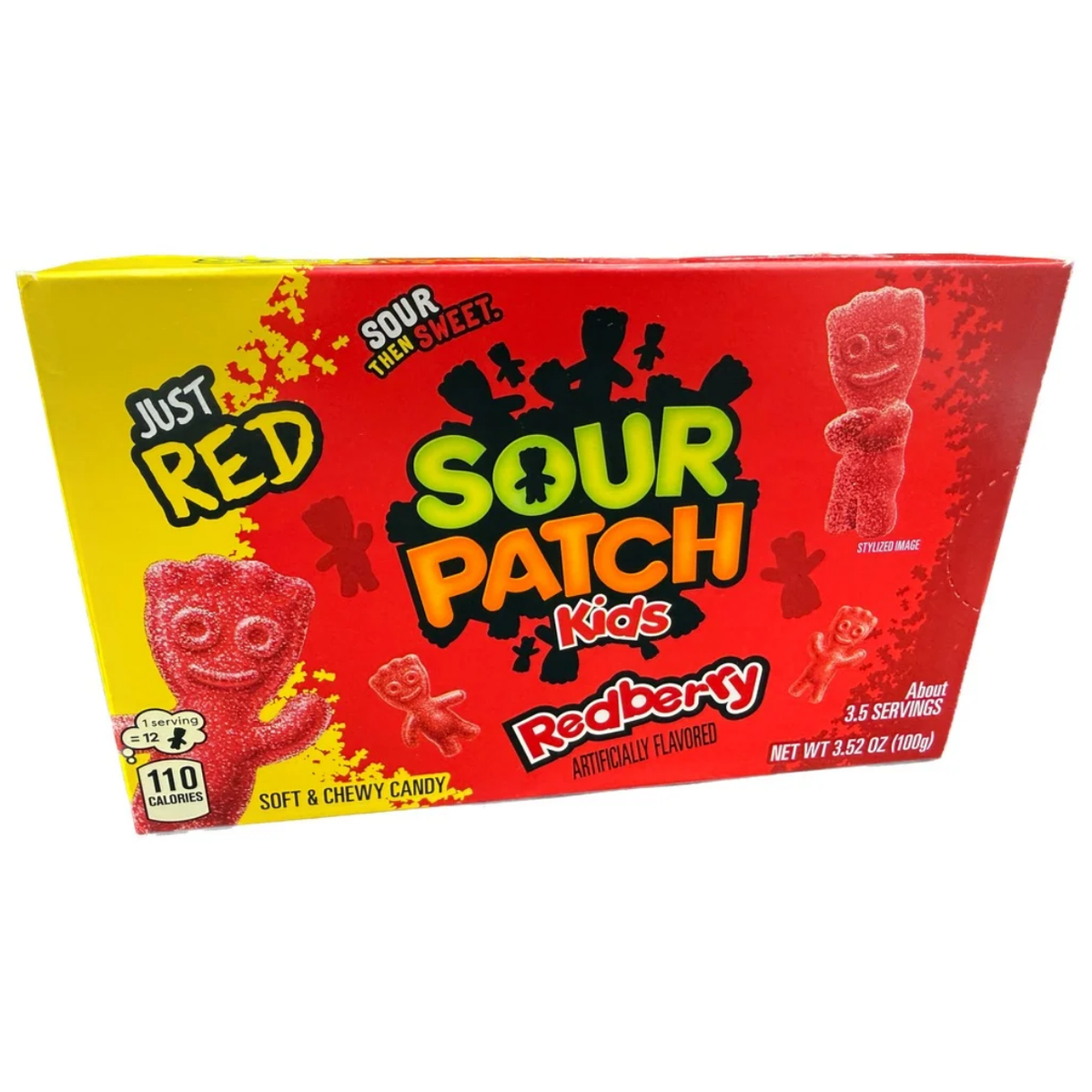 Sour Patch Kids Redberry Theater Box 3.52oz 12ct