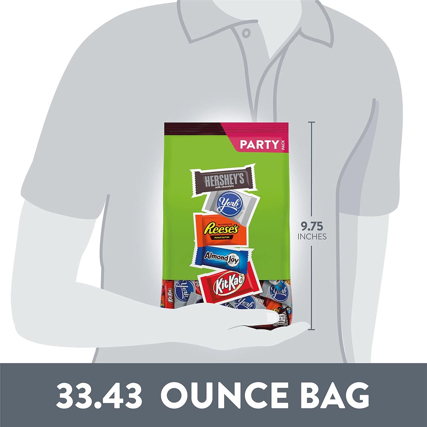 Hershey's Assorted Chocolates Party Pack 33.43oz - 3ct