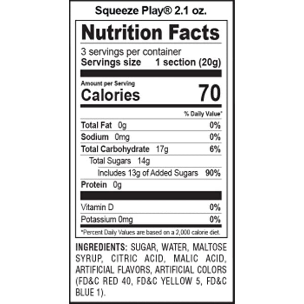 Squeeze Play Liquid Candy 12ct