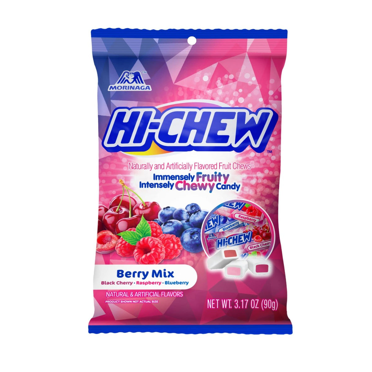 Hi Chew Superfruit Mix Peg Bag 3.17oz 6ct