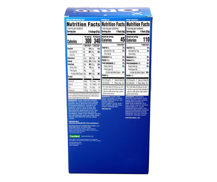 Frankford Oreo Milkshake Kit 3.46oz - 12ct