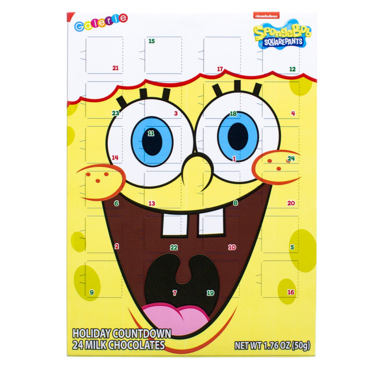 SpongeBob Advent Calendar (Case) 1 76oz 24ct I Got Your Candy