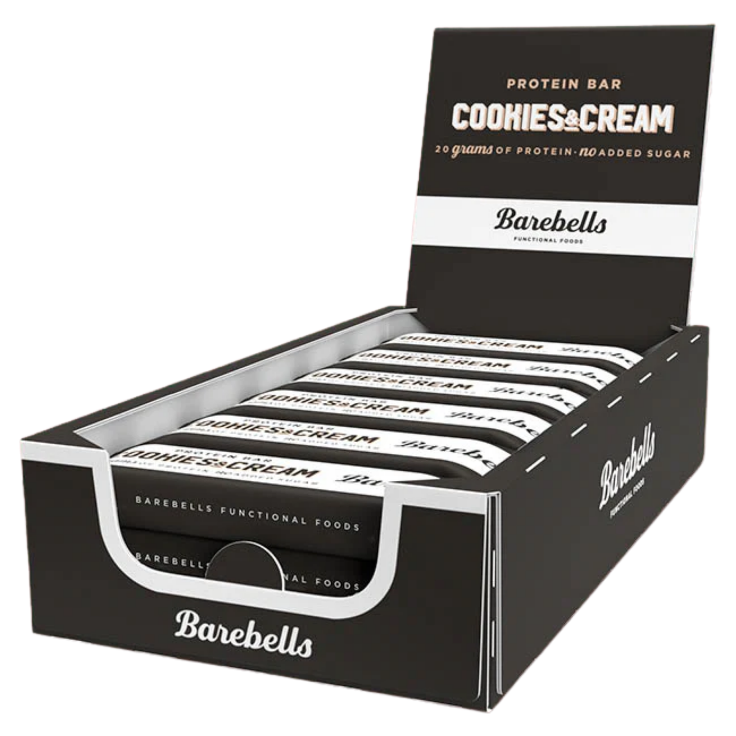 Barebells Cookies & Cream Protein Bars 1.9oz 12ct