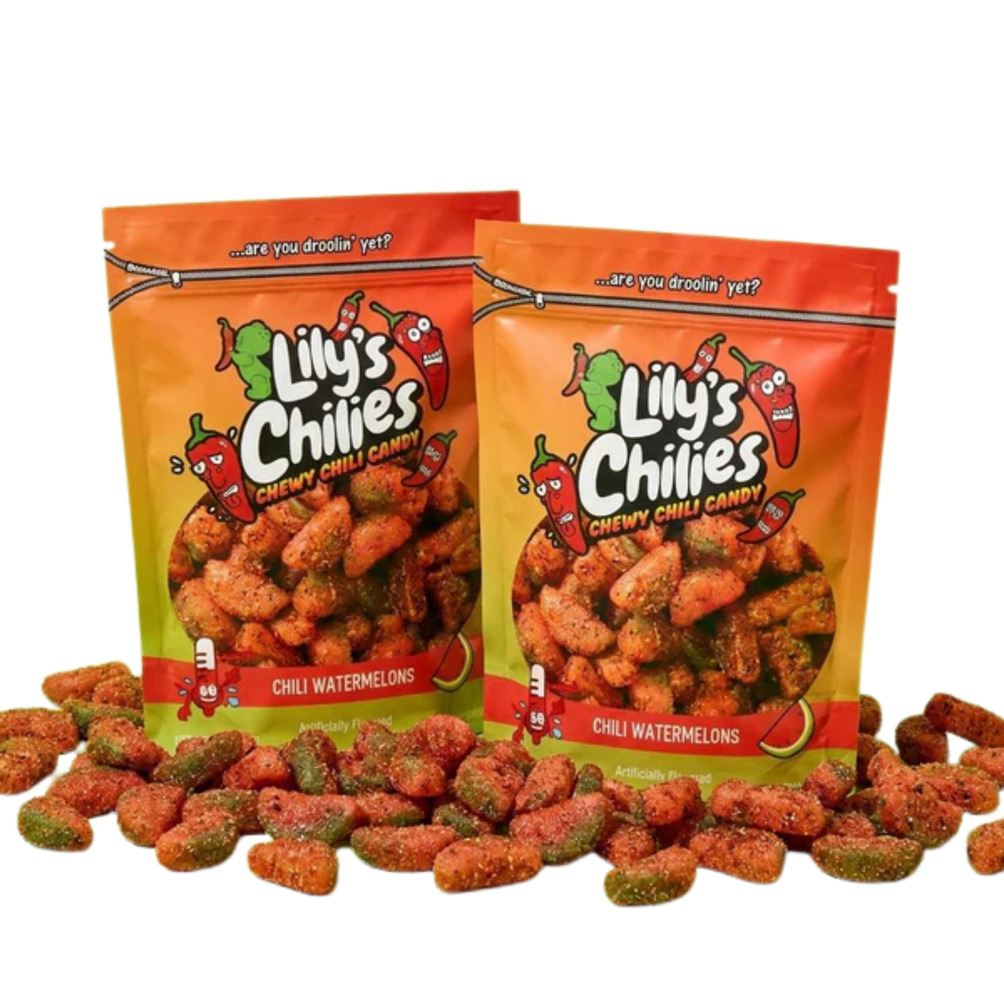 Lily's Chilies Chili Watermelon Gummies Candy 4oz 24ct