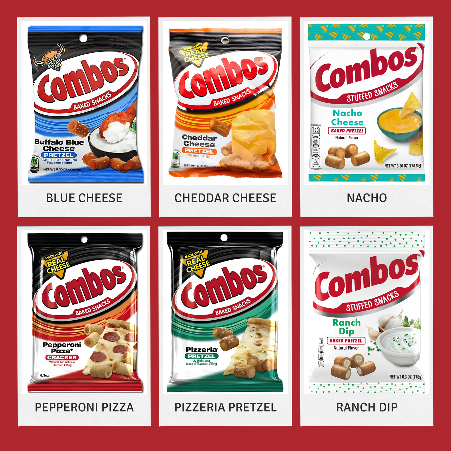 Combos Assorted 6.3oz 18ct