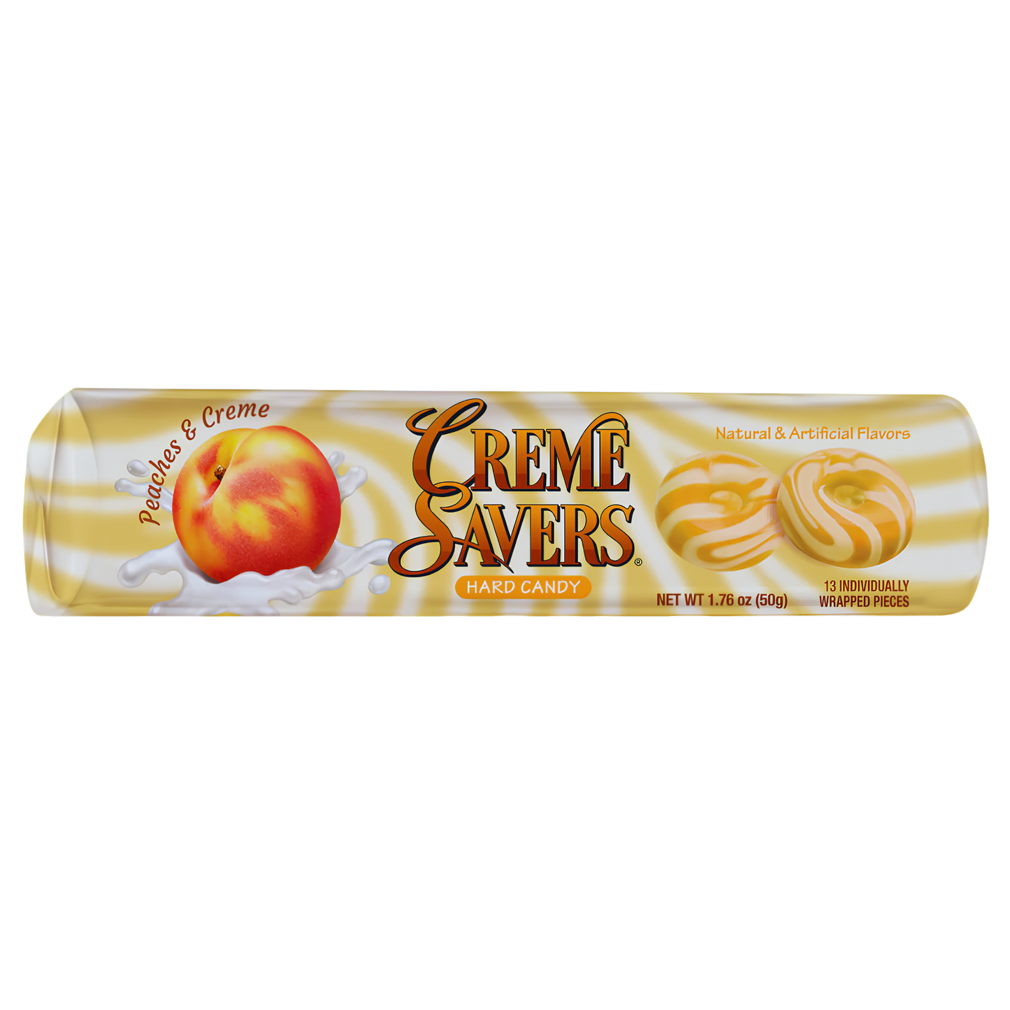 Creme Savers Peaches & Creme Hard Candy 1.76oz 24ct