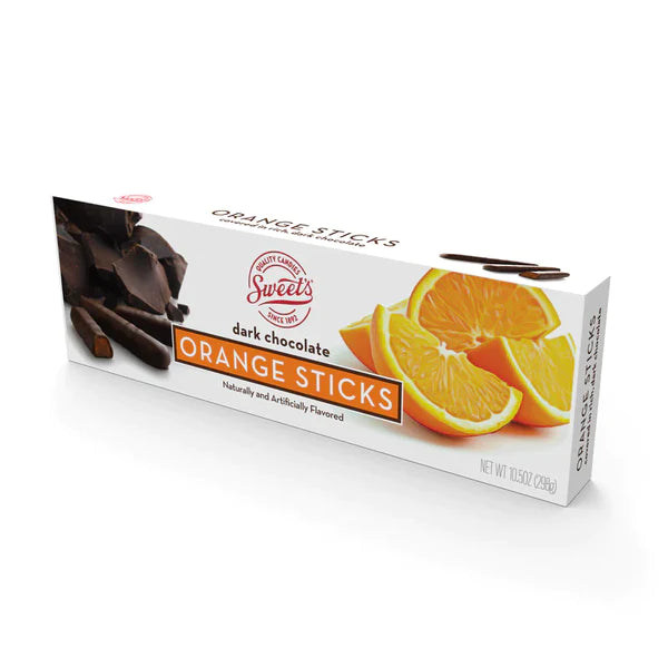 Sweet's Dark Chocolate Sticks Orange 10.5oz - 6ct