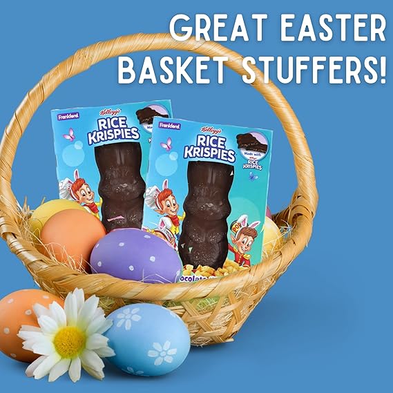 Frankford Milk Chocolate Rice Krispies Bunny 1.6oz - 18ct