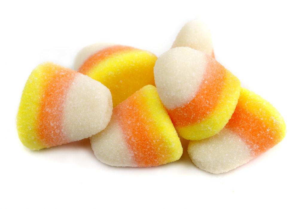Vidal Gummi Candy Corn Bulk Bag 4.4lbs - 1ct
