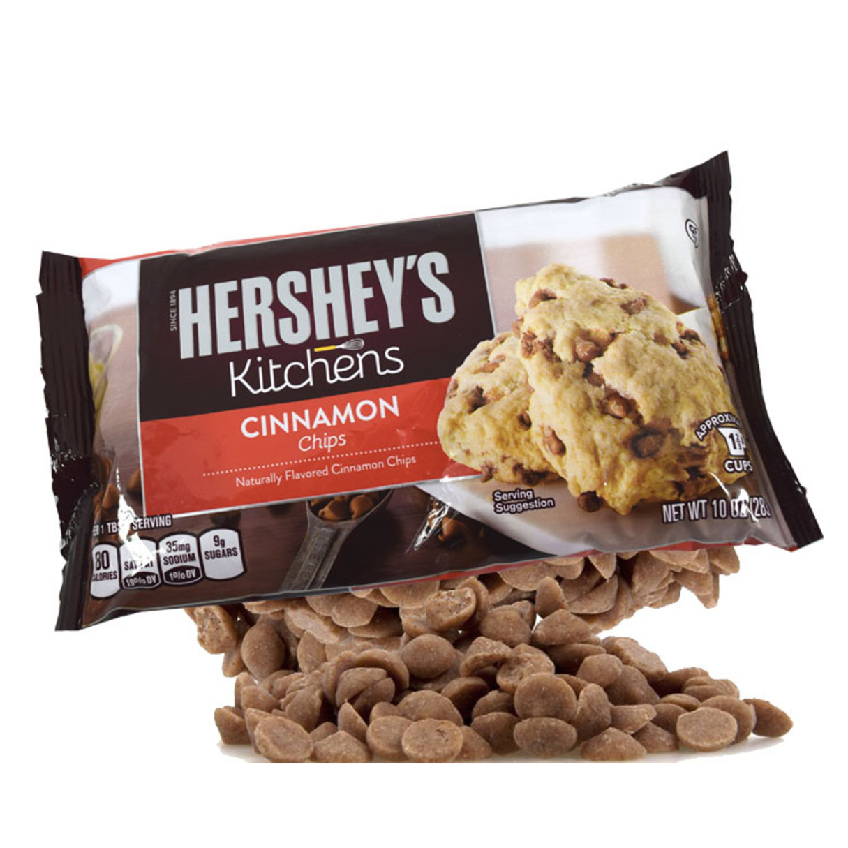 Hershey's Cinnamon Chips Bag 10oz 12ct I Got Your Candy