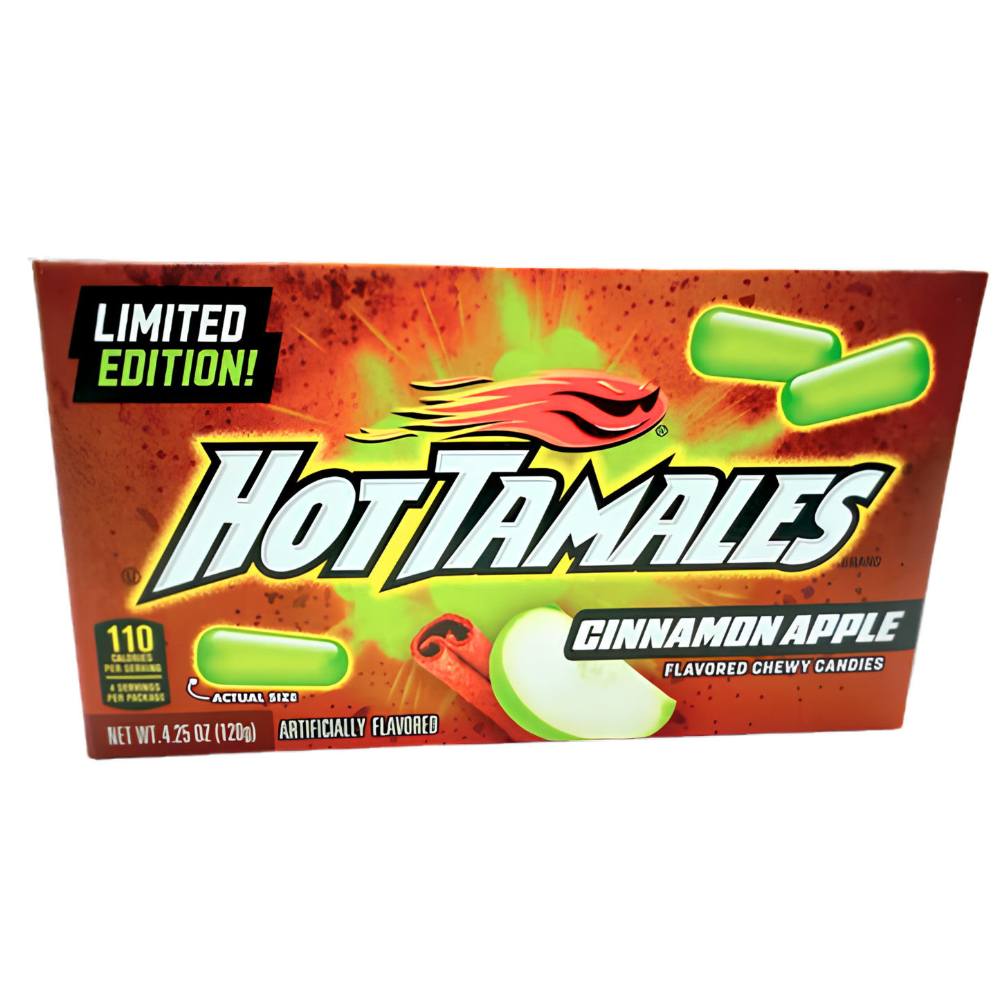 Hot Tamales Cinnamon Apple Limited Edition 4.25oz 12ct