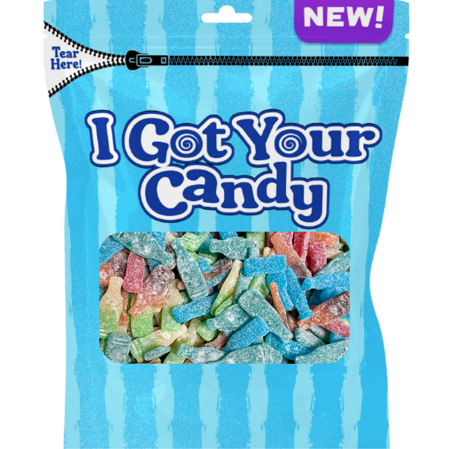IGYC Swedish Sour Bottle Mix Peg Bag 6oz 12ct