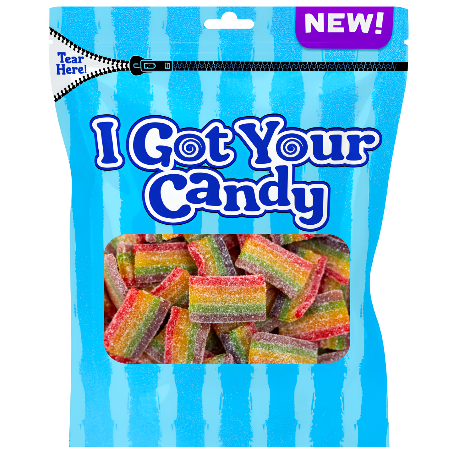 I Got Your Candy Rainbow Gummi Mix Peg Bag 6oz 12ct ($4.50/pc)