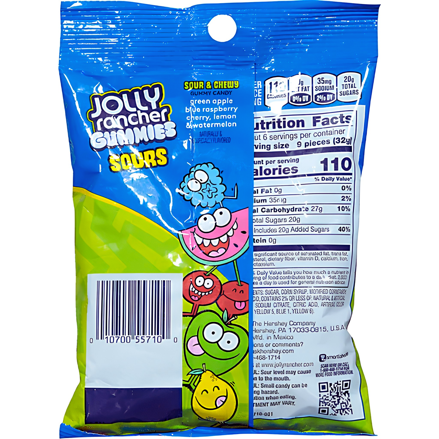 Jolly Rancher Gummies Sour Original Flavors 6.5oz 12ct ($3.09/pc)