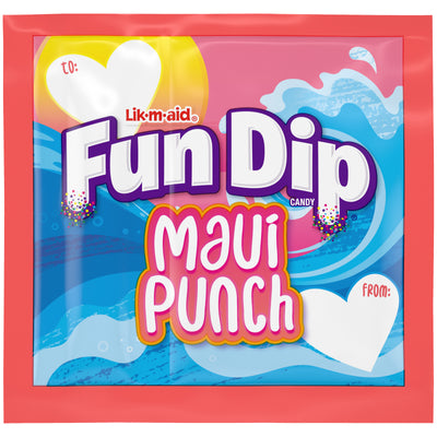 Fun Dip Valentine Maui Punch 22units 9.46oz - 6ct