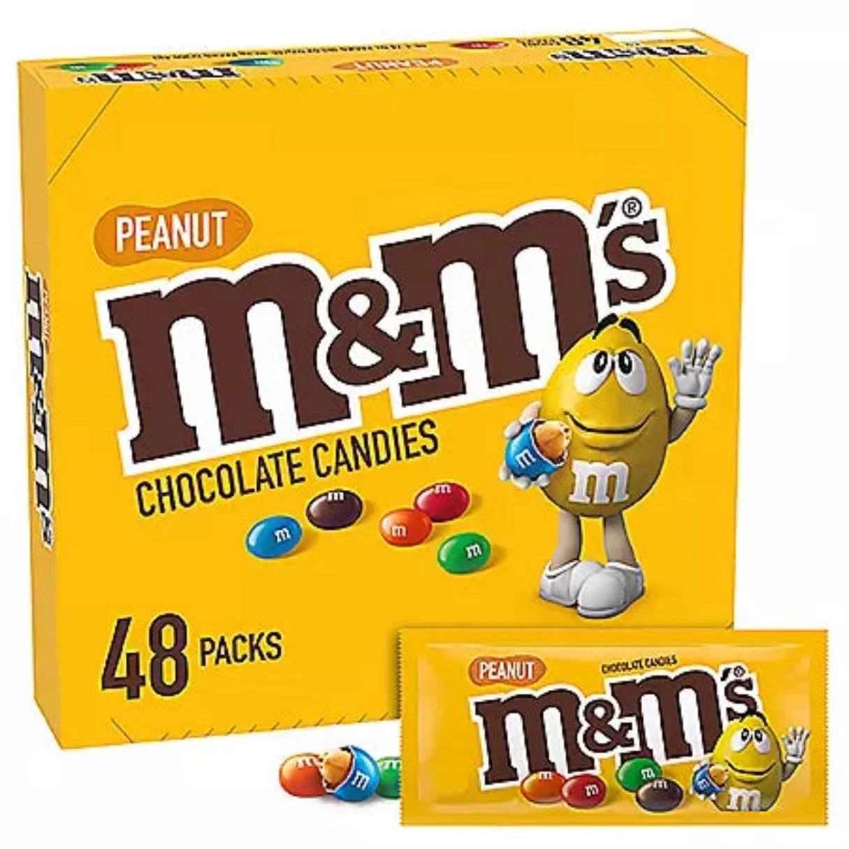 M&M's Peanut 1.74oz - 48ct – I Got Your Candy