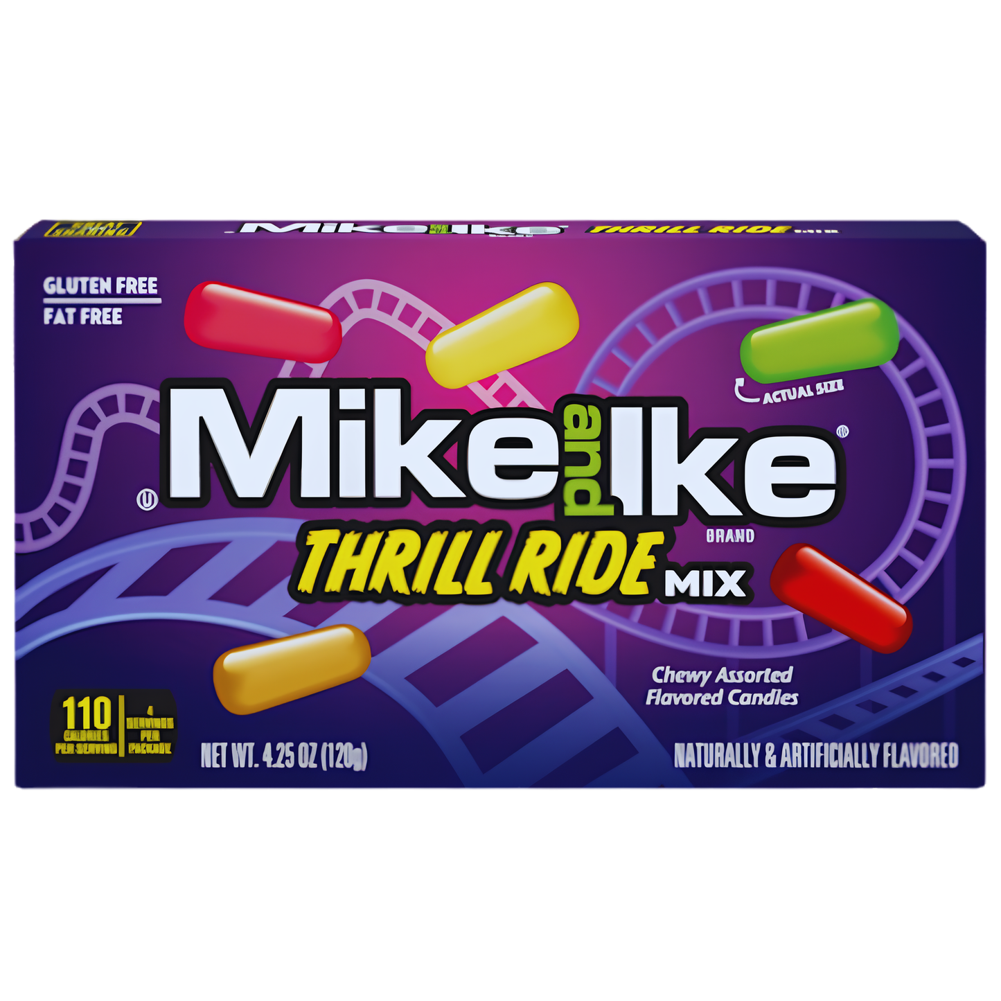 Mike & Ike Thrill Ride Mix - 4.25oz 12ct