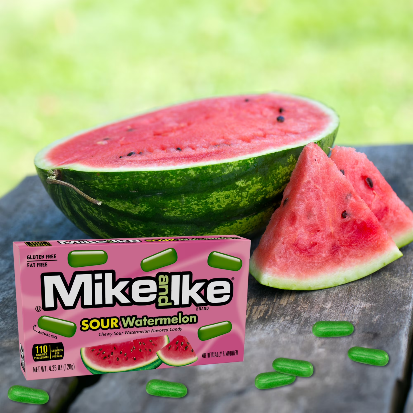 Mike and Ike Sour Watermelon Theater Box 4.25oz 12ct
