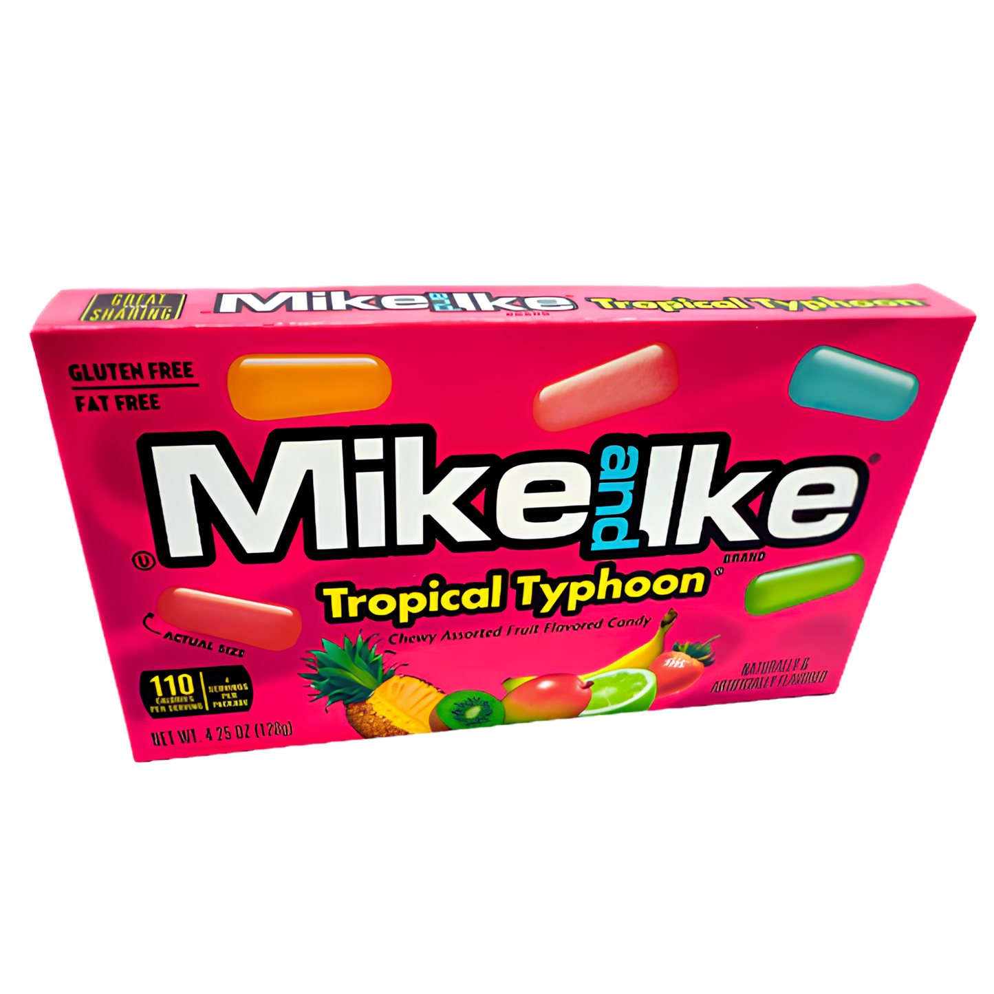 Mike & Ike Tropical Typhoon Candies Theater Box 4.25oz - 12ct
