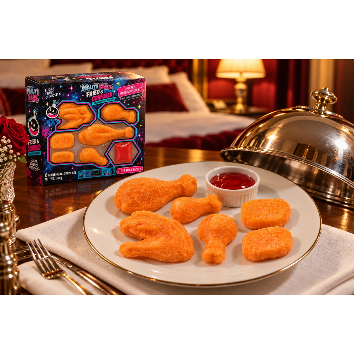Nauti Labs Fried and Confused Chicken Marshmallow Kit 4.2oz 12ct