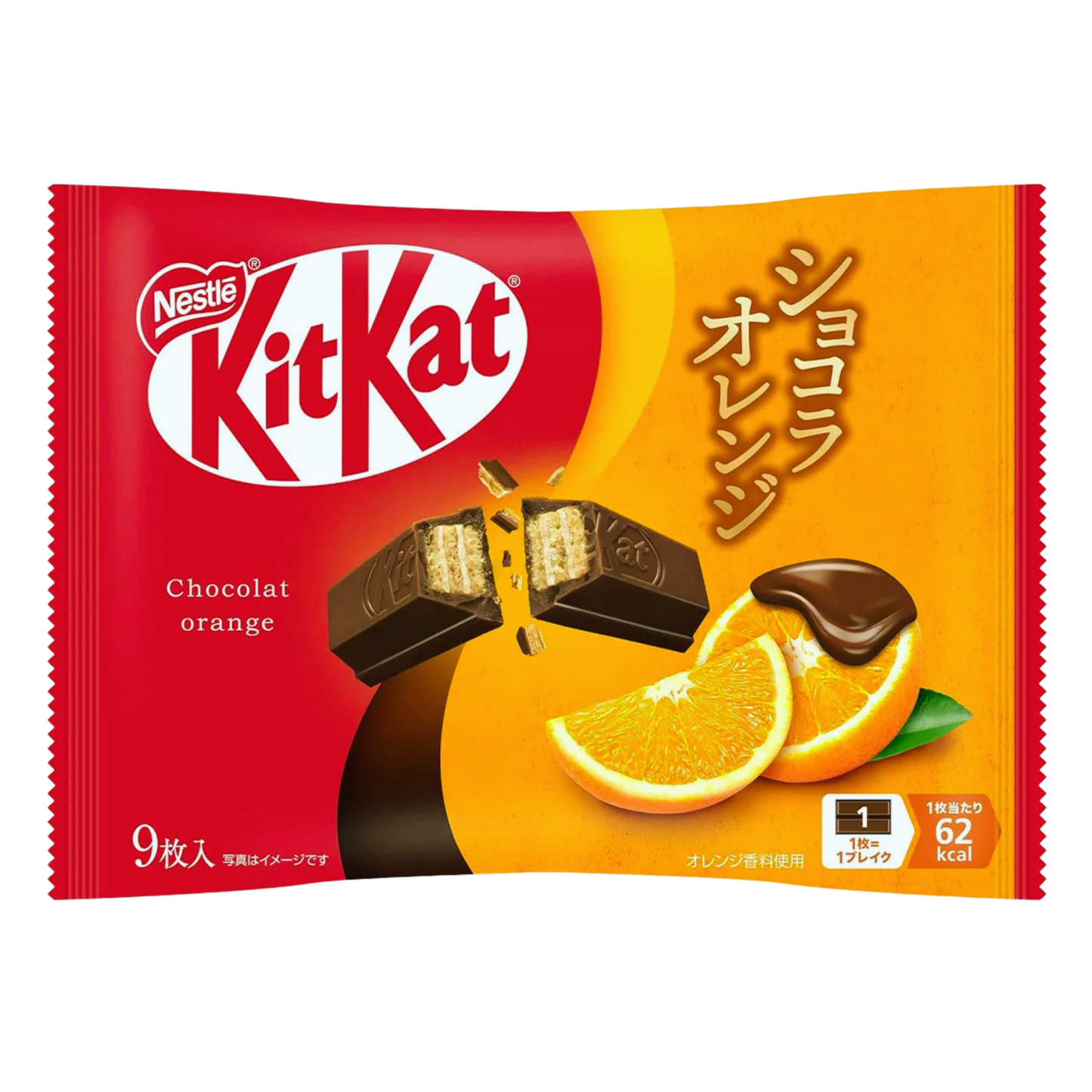Nestle Kit Kat Orange Chocolate (Japan) (9 pcs) 24ct