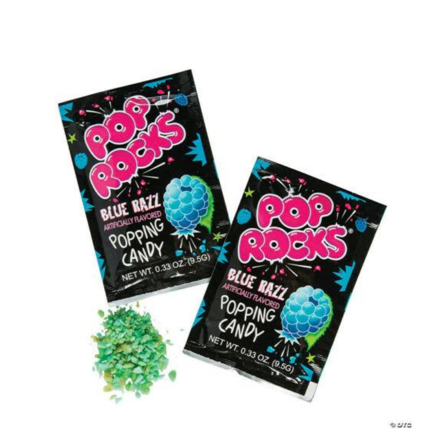 Pop Rocks Blue Razz Popping Candy .33oz 24ct