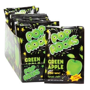 Pop Rocks Green Apple Popping Candy .33oz 24ct
