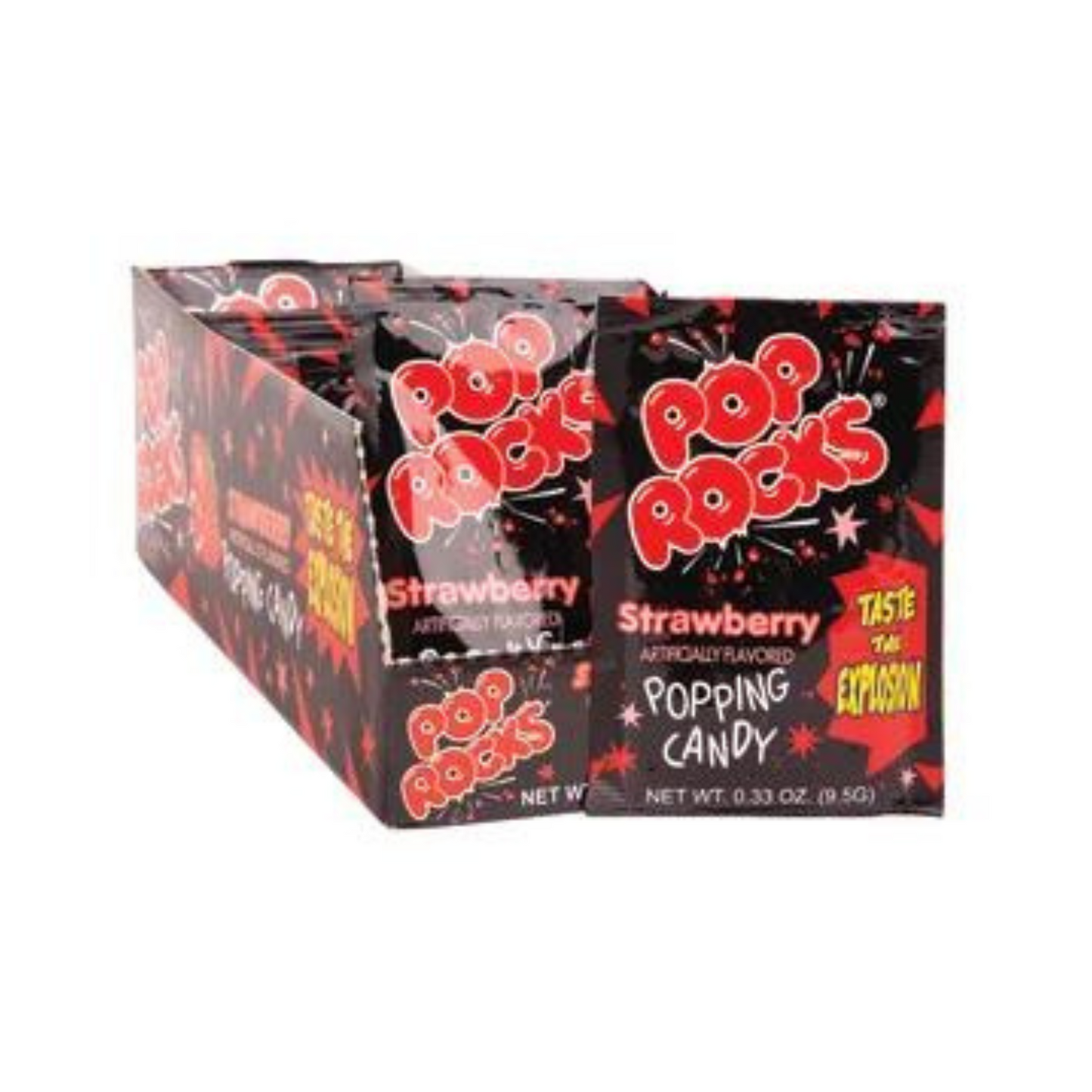 Pop Rocks Strawberry Popping Candy .33oz 24ct