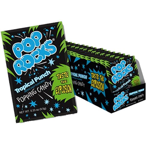 Pop Rocks Tropical Punch Popping Candy .33oz 24ct