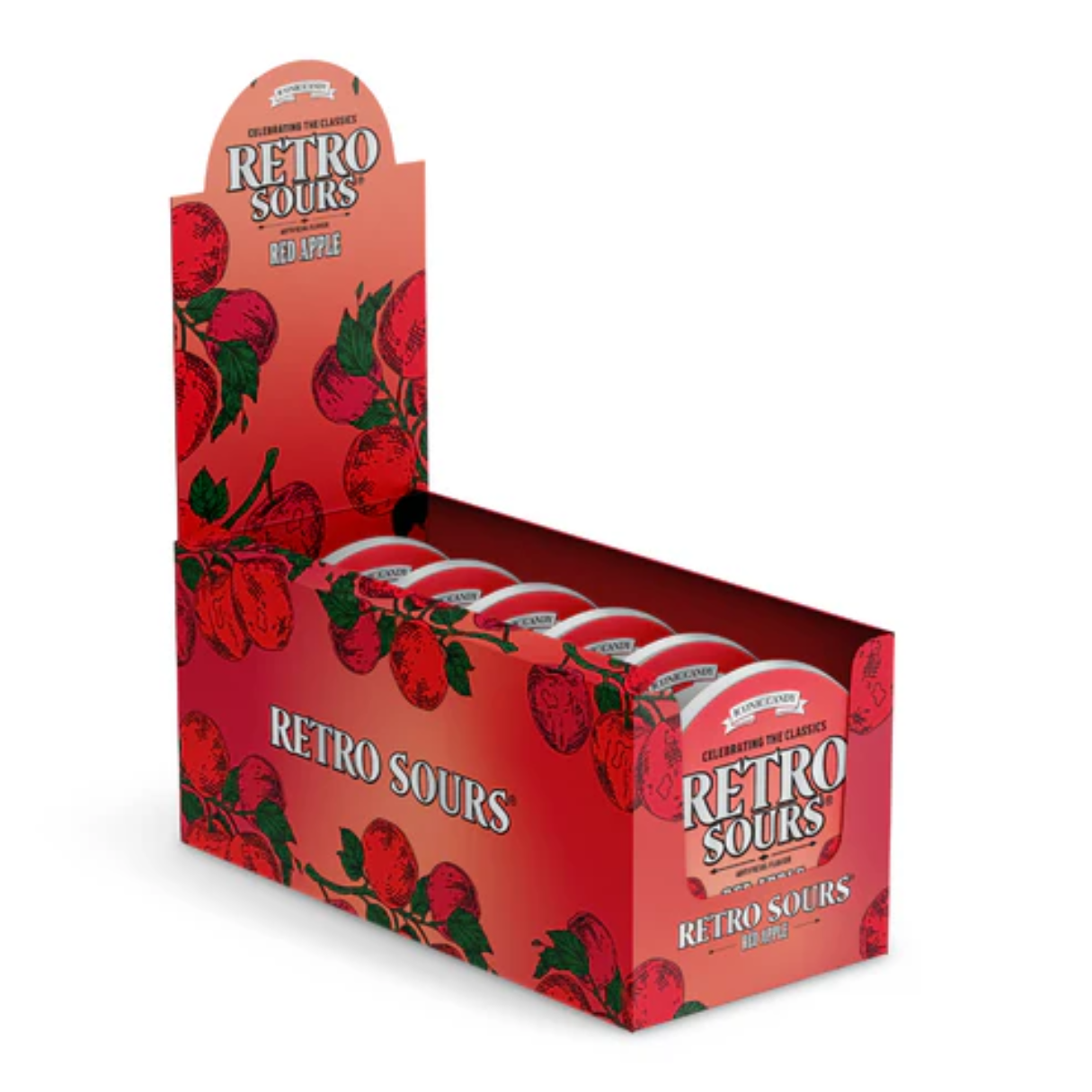 Retro Sours Apple Hard Candy 2.12oz 8ct