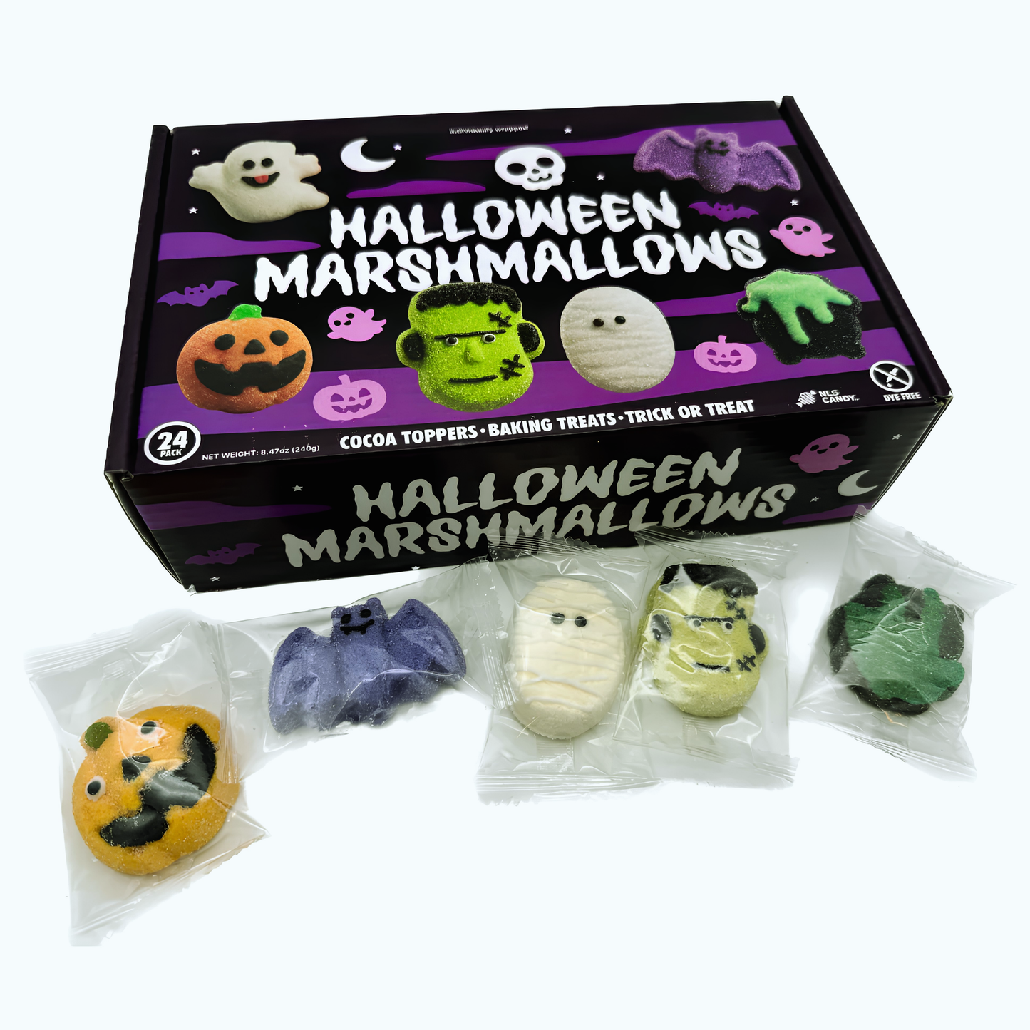 Sugar Skull Halloween Marshmallows 8.47oz 288ct