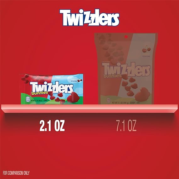 Twizzlers Bunnies 2.1oz - 18ct