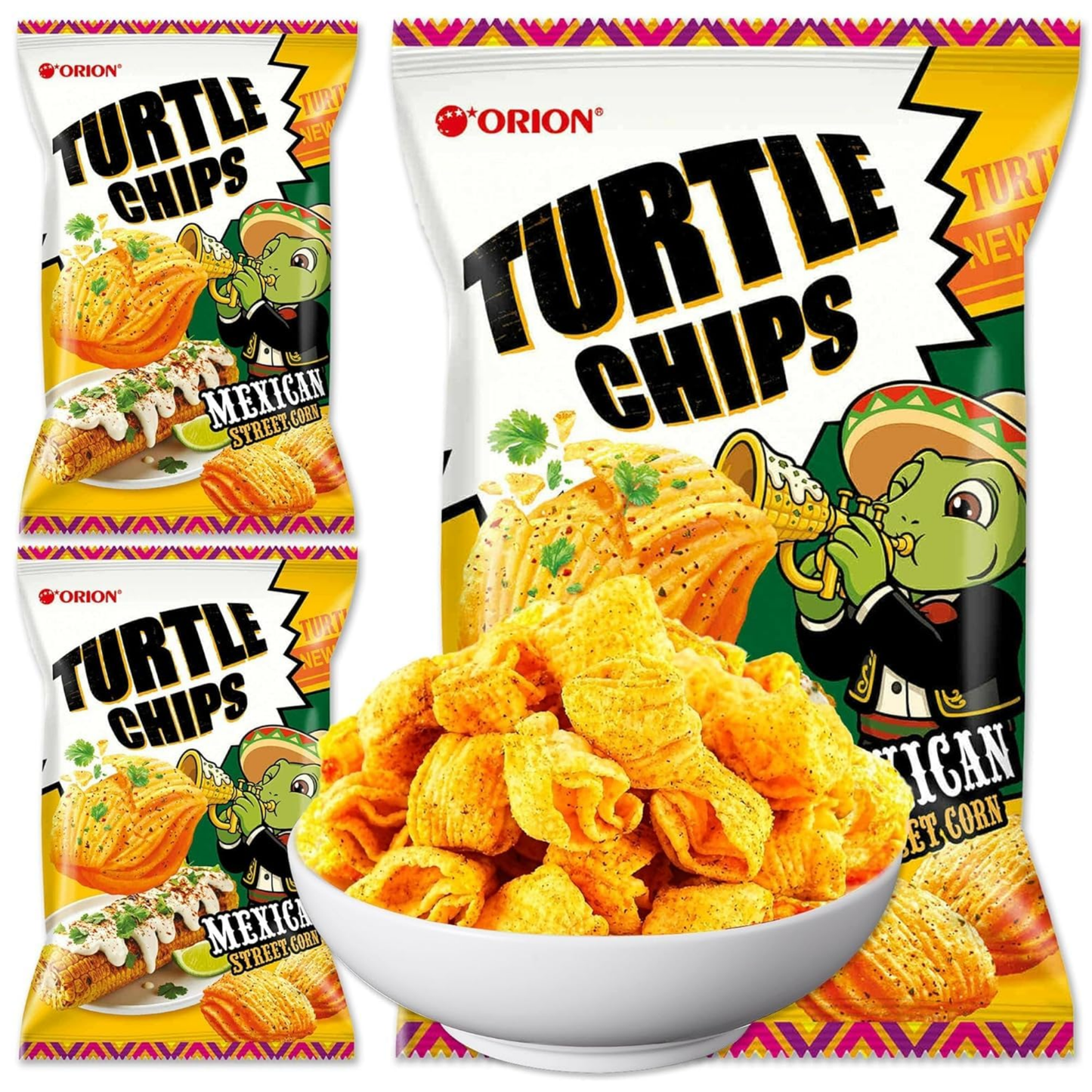 Turtle Chips Mexican Corn 160g (5.65oz) 12ct ($4.75/pc)