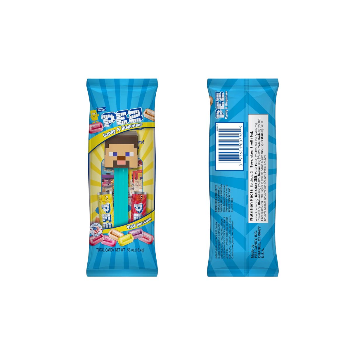 Pez Minecraft Party Pack 0.58oz 12ct
