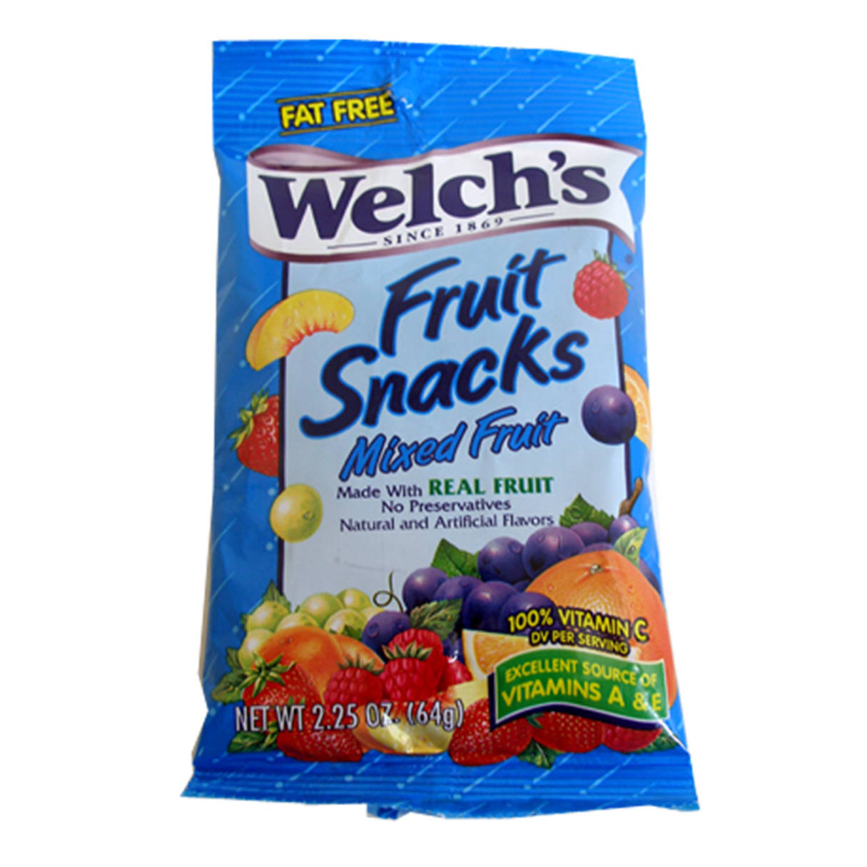 Welch's Mixed Fruit Snacks 2.25oz 12ct I Got Your Candy