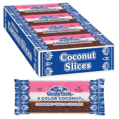 Candy Farm Coconut Slices Original 2oz 24ct