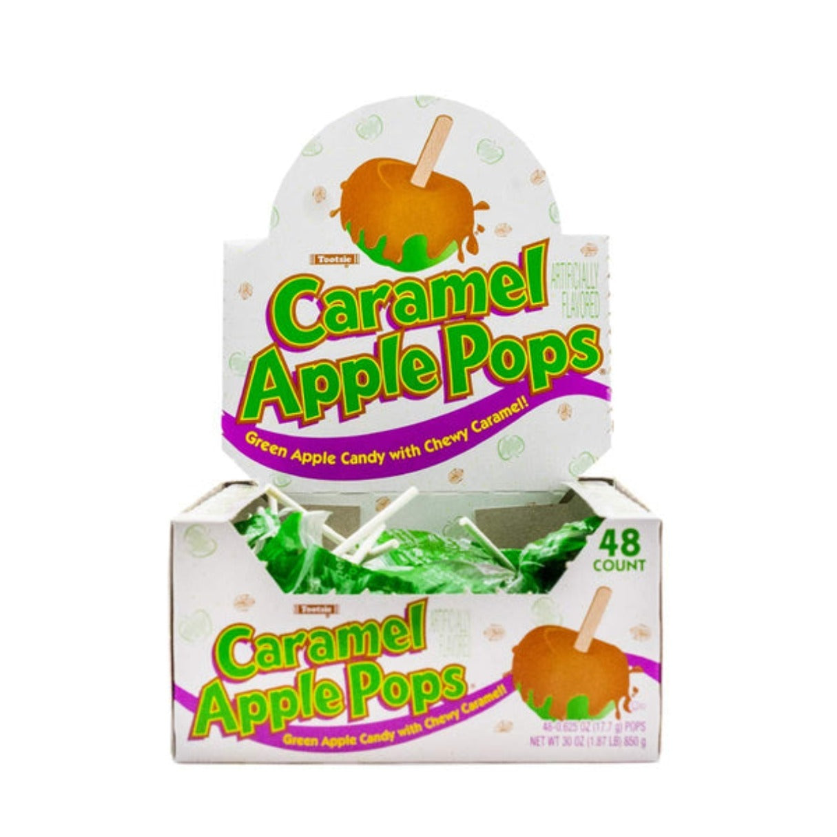Tootsie Caramel Apple Lollipops 0.62oz - 48ct – I Got Your Candy