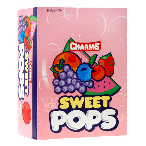 Charms Sweet Lollipops 0.63oz - 48ct