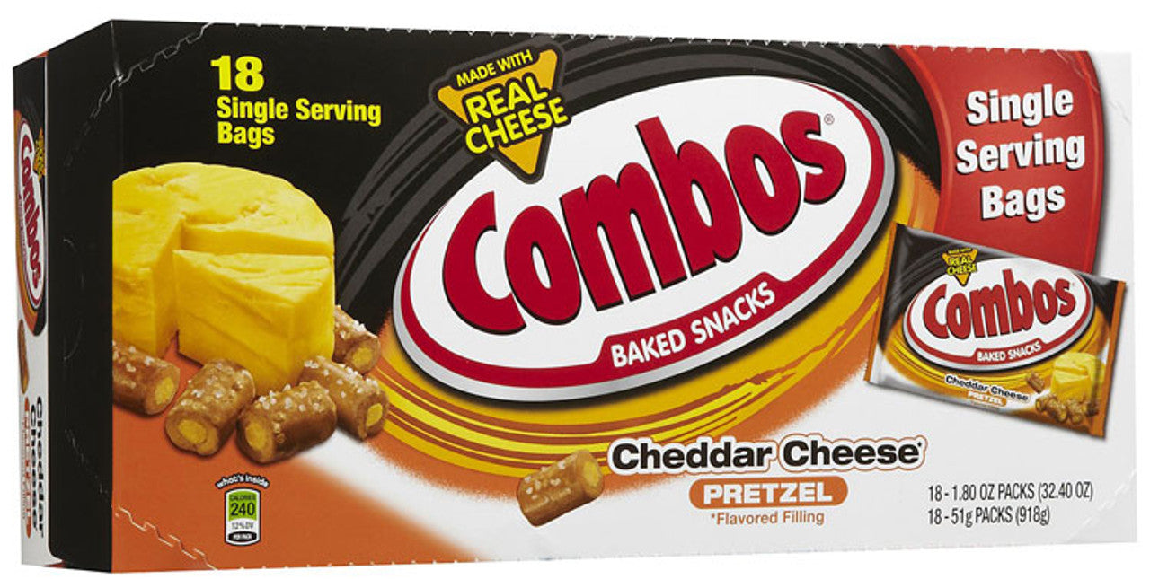 Combos Cheddar Pretzel 1.8oz 18ct