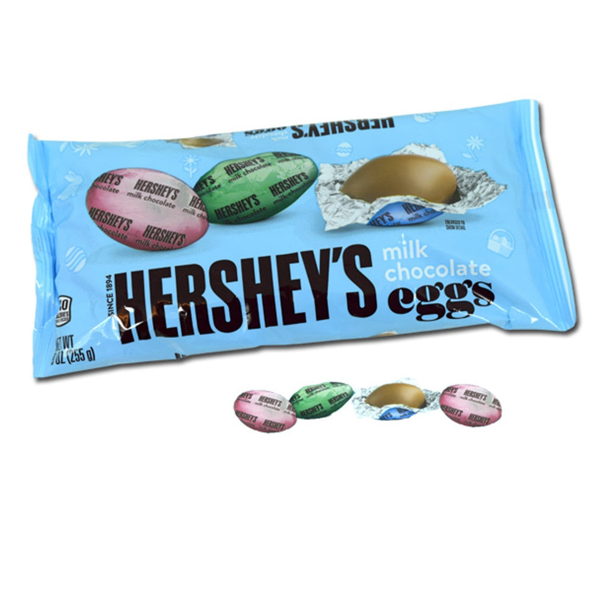 Hershey's "Extra Creamy" Milk Chocolate Eggs Bag 9oz - 12ct – I Got ...