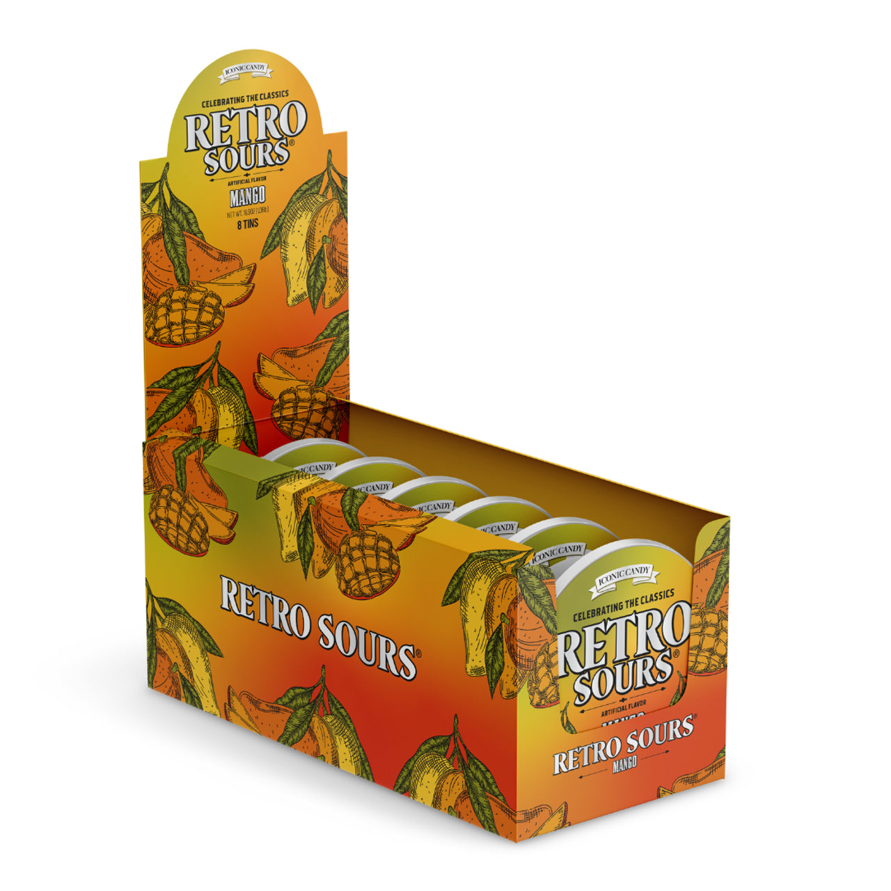 Retro Sours Mango 2.12oz 8ct